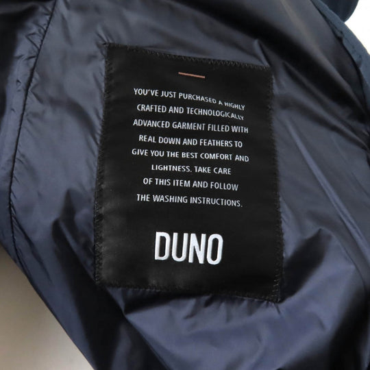 DUNO down coat Outer: 100% polyester, Part: 42% wool, Part: 40% rayon, Part: 18% polyester, Lining: 100% nylon Navy CESILE PRATO Women 40 Used Authentic