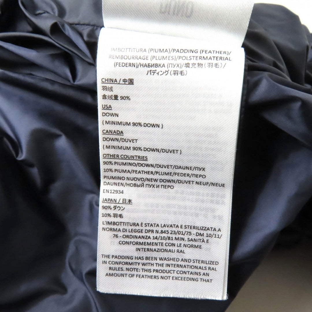 DUNO down coat Outer: 100% polyester, Part: 42% wool, Part: 40% rayon, Part: 18% polyester, Lining: 100% nylon Navy CESILE PRATO Women 40 Used Authentic