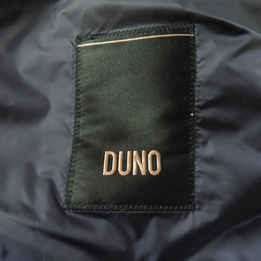 DUNO down coat Outer: 100% polyester, Part: 42% wool, Part: 40% rayon, Part: 18% polyester, Lining: 100% nylon Navy CESILE PRATO Women 40 Used Authentic