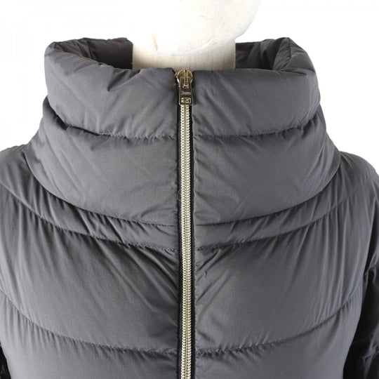 Herno down coat PI0832D Outer: 80% wool, Outer: 20% nylon, Part: 100% nylon, Part: 100% polyurethane, Lining: 100% nylon gray Women 40 Used Authentic