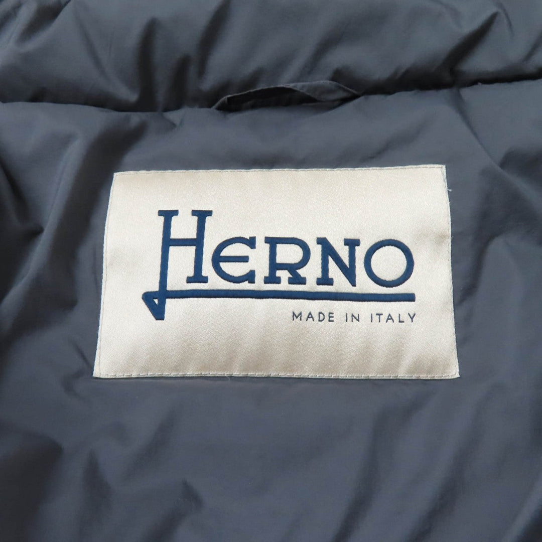 Herno down coat PI0832D Outer: 80% wool, Outer: 20% nylon, Part: 100% nylon, Part: 100% polyurethane, Lining: 100% nylon gray Women 40 Used Authentic