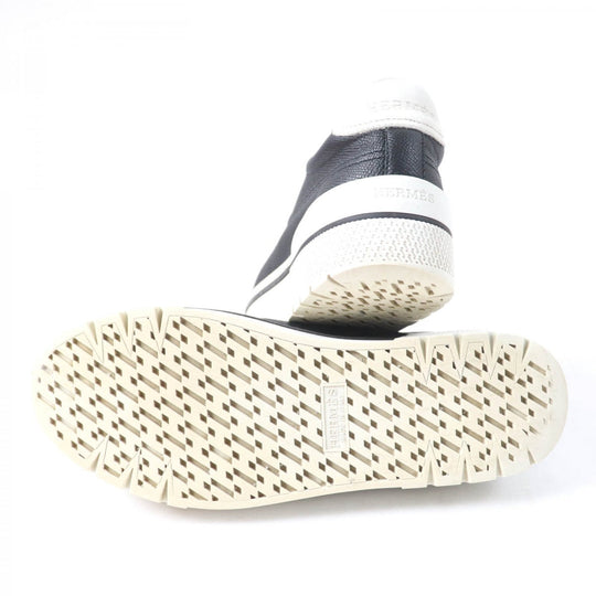 HERMES Low cut sneakers Main: Leather black voltage Women 36 Used Authentic