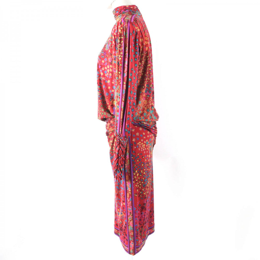 LEONARD FASHION one piece Main: 100% silk Red type Women Used Authentic