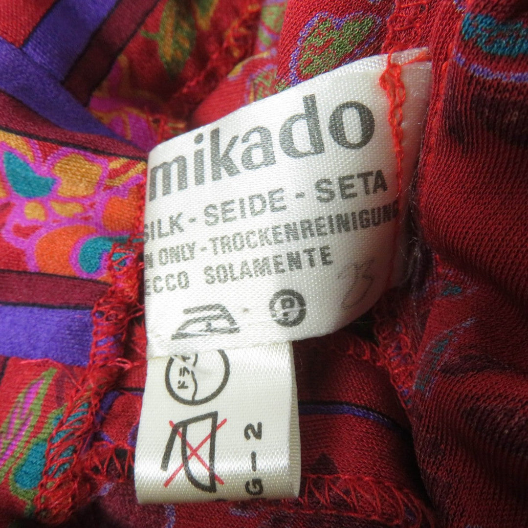 LEONARD FASHION one piece Main: 100% silk Red type Women Used Authentic