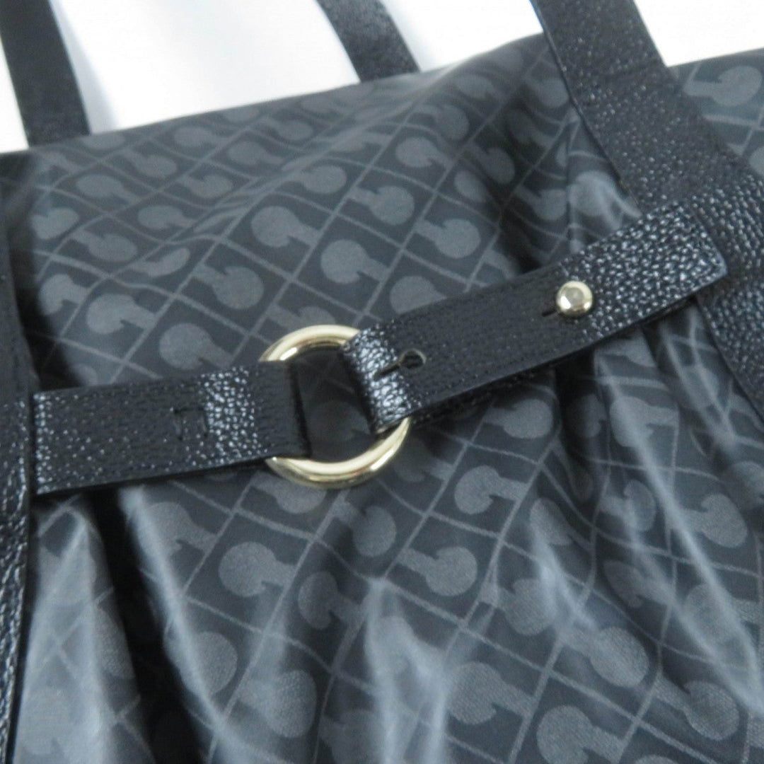 GHERARDINI Boston Duffel bag Nylon, Leather black Women Used Authentic