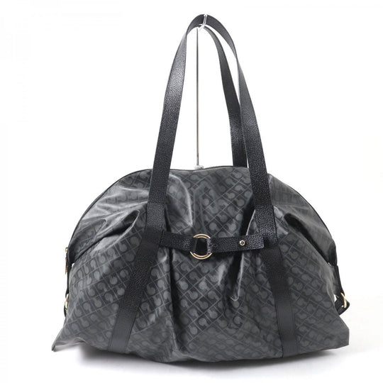 GHERARDINI Boston Duffel bag Nylon, Leather black Women Used Authentic