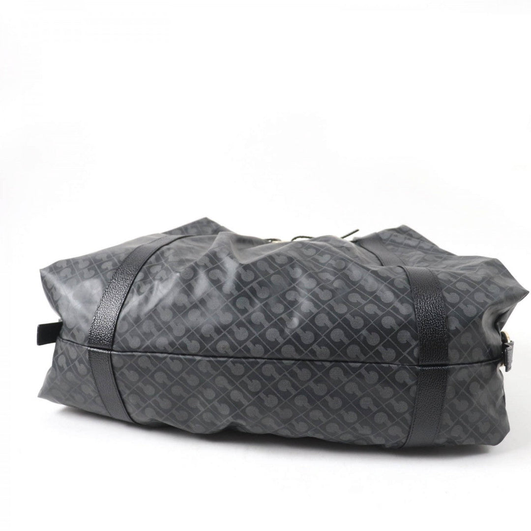 GHERARDINI Boston Duffel bag Nylon, Leather black Women Used Authentic
