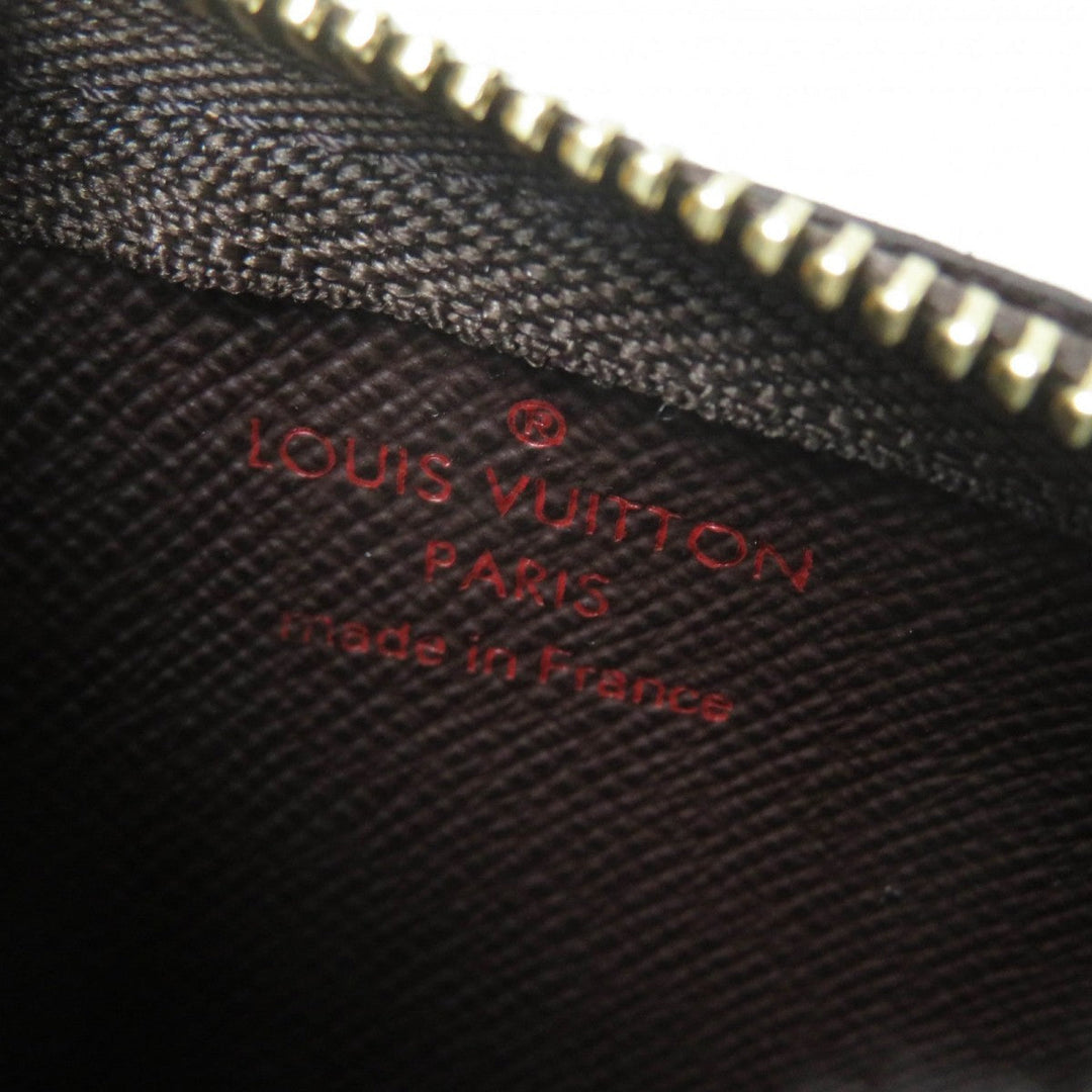 LOUIS VUITTON Coin case N62658 Main: Damier canvas Brown Card Key case Key holder Pochette Cle mens(Unisex) Used Authentic