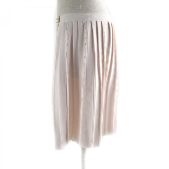 CHANEL Wrap skirt P43884 Main: 46% cotton, 36% rayon, 18% polyester Baby pink Women 38 Used Authentic