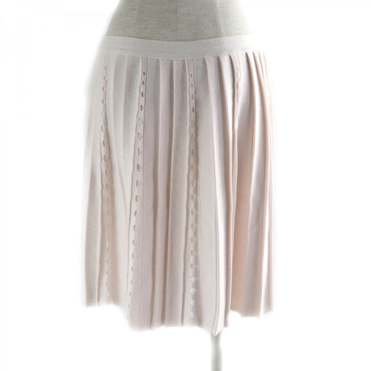 CHANEL Wrap skirt P43884 Main: 46% cotton, 36% rayon, 18% polyester Baby pink Women 38 Used Authentic