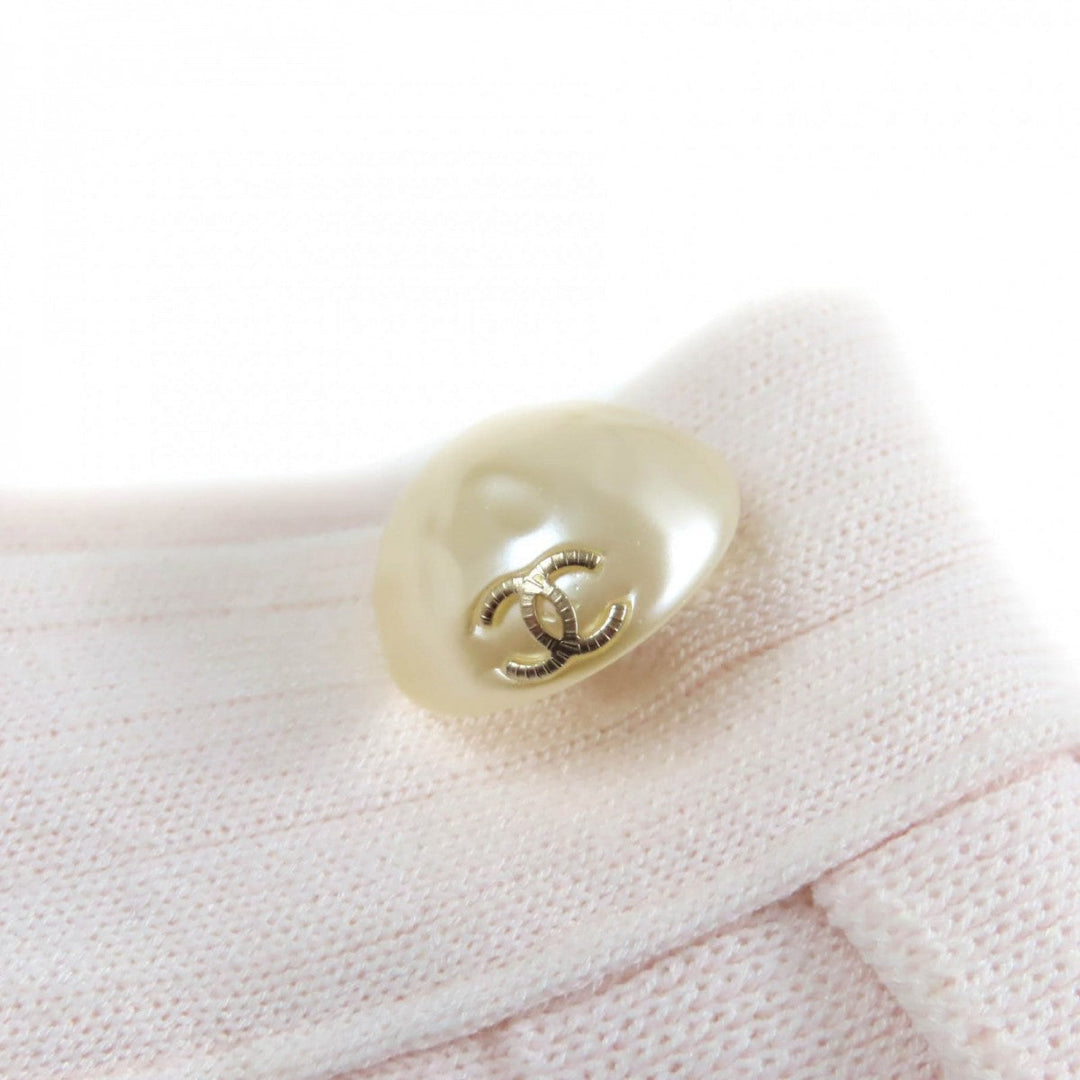 CHANEL Wrap skirt P43884 Main: 46% cotton, 36% rayon, 18% polyester Baby pink Women 38 Used Authentic