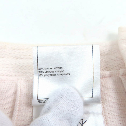 CHANEL Wrap skirt P43884 Main: 46% cotton, 36% rayon, 18% polyester Baby pink Women 38 Used Authentic