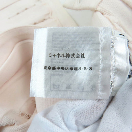 CHANEL Wrap skirt P43884 Main: 46% cotton, 36% rayon, 18% polyester Baby pink Women 38 Used Authentic