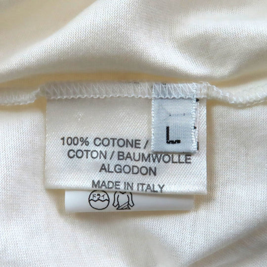 HERMES Short sleeve T-shirt cotton Ivory L