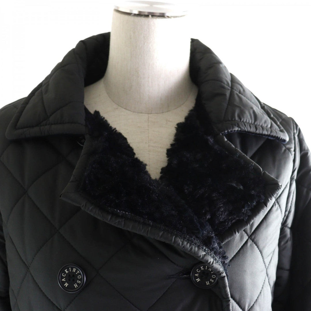 Mackintosh coat Outer: 100% polyester, Fur: 100% polyester, Lining: 100% polyester black Women 36 Used Authentic