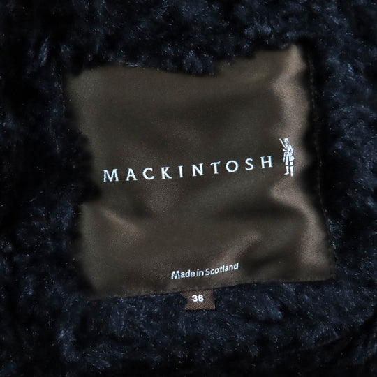 Mackintosh coat Outer: 100% polyester, Fur: 100% polyester, Lining: 100% polyester black Women 36 Used Authentic