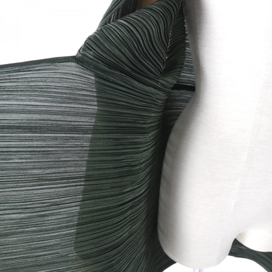 PLEATS PLEASE cardigan PP63-J0412 polyester khaki 3
