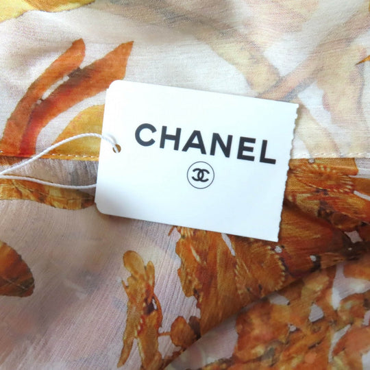 CHANEL cardigan P58015 Main: 100% silk white Women 36 Used Authentic