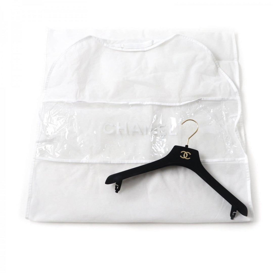 CHANEL cardigan P58015 Main: 100% silk white Women 36 Used Authentic