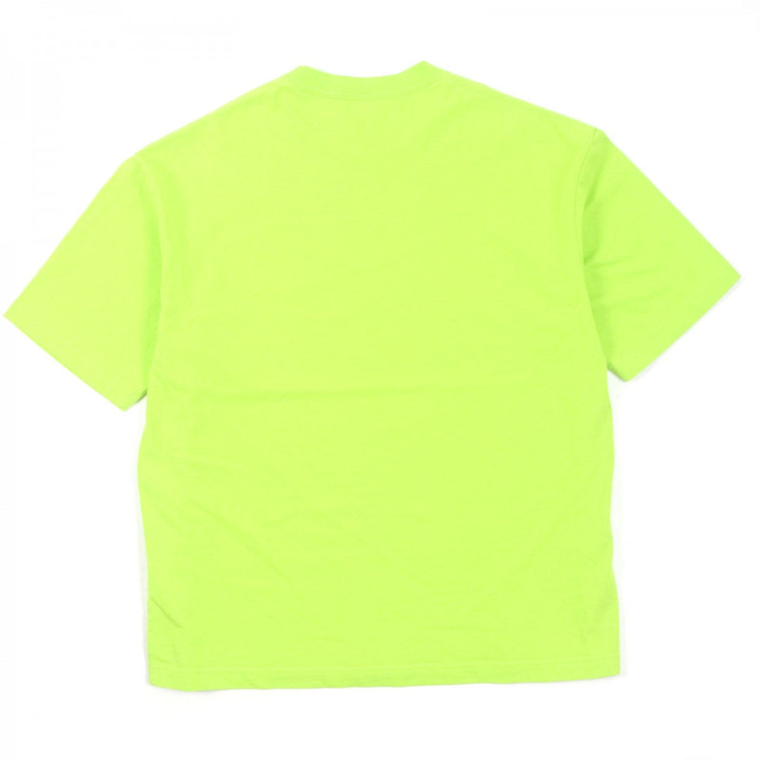 BALENCIAGA Short sleeve T-shirt 612966 cotton lime mens XS Used Authentic