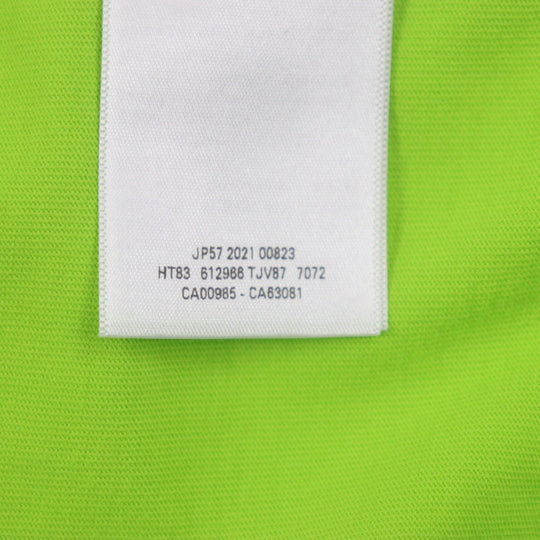 BALENCIAGA Short sleeve T-shirt 612966 cotton lime mens XS Used Authentic