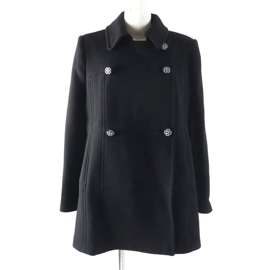 ETRO coat wool black 42