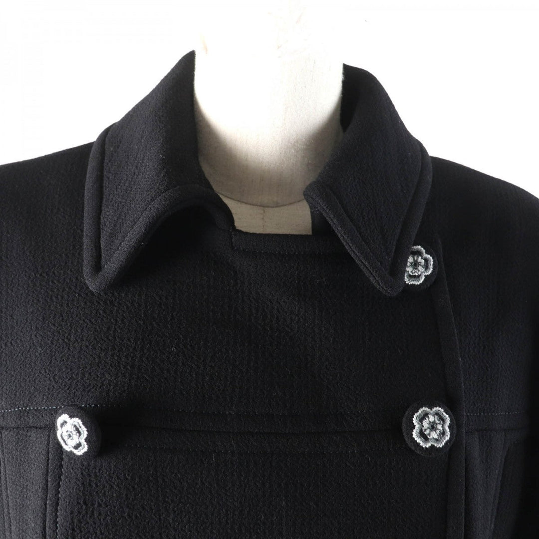 ETRO coat wool black 42