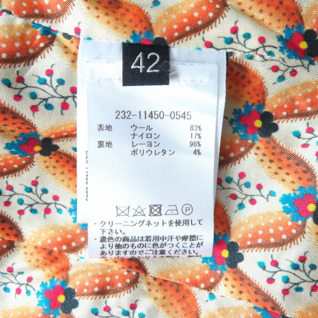ETRO coat wool black 42