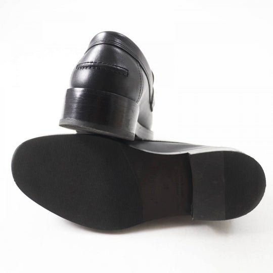HERMES loafers Main: Leather black HOT Women 36 Used Authentic