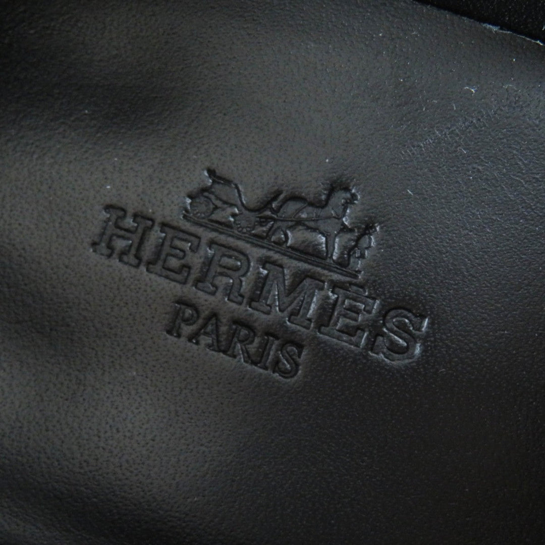 HERMES loafers Main: Leather black HOT Women 36 Used Authentic