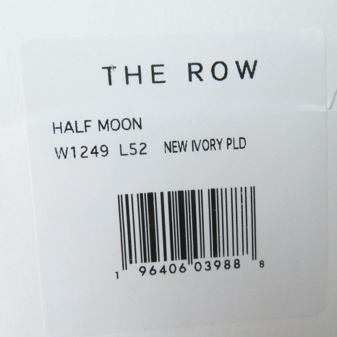 THE ROW Handbag W1249 L52 Main: Leather Ivory HALF MOON Women Used Authentic