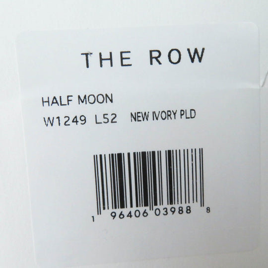 THE ROW Handbag W1249 L52 Main: Leather Ivory HALF MOON Women Used Authentic