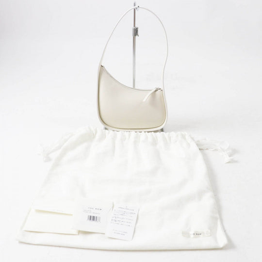 THE ROW Handbag W1249 L52 Main: Leather Ivory HALF MOON Women Used Authentic