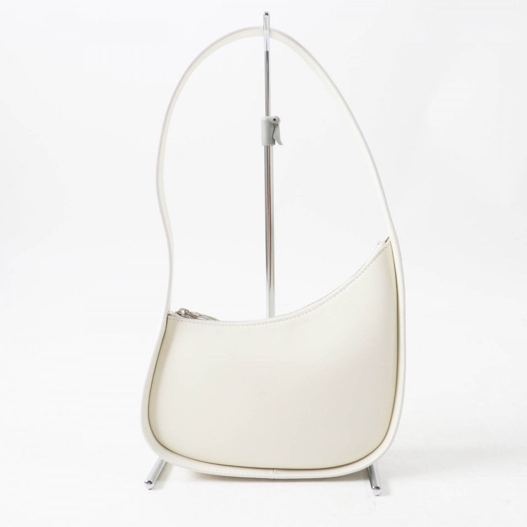 THE ROW Handbag W1249 L52 Main: Leather Ivory HALF MOON Women Used Authentic