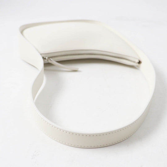 THE ROW Handbag W1249 L52 Main: Leather Ivory HALF MOON Women Used Authentic