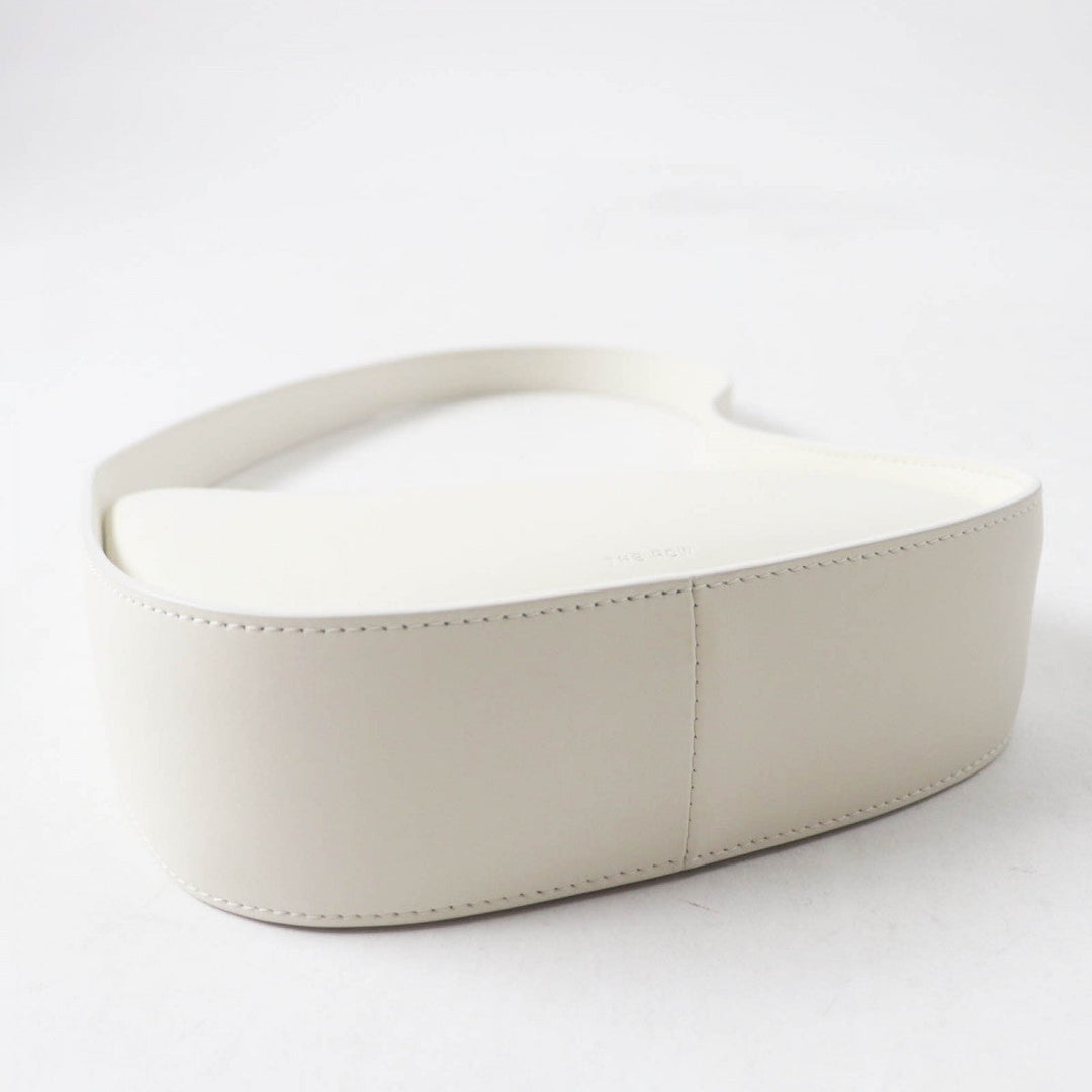 THE ROW Handbag W1249 L52 Main: Leather Ivory HALF MOON Women Used Authentic