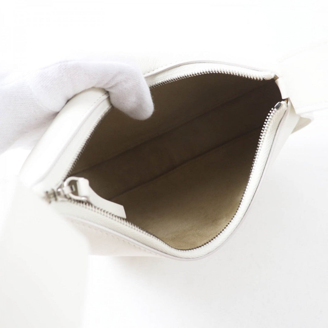 THE ROW Handbag W1249 L52 Main: Leather Ivory HALF MOON Women Used Authentic