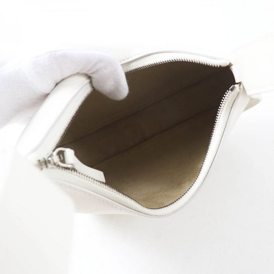 THE ROW Handbag W1249 L52 Main: Leather Ivory HALF MOON Women Used Authentic