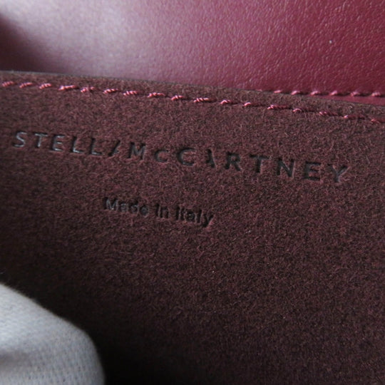 Stella McCartney Shoulder Bag 7B0006WP 00646106U polyester Bordeaux Pink Flame Medium S Wave Flap