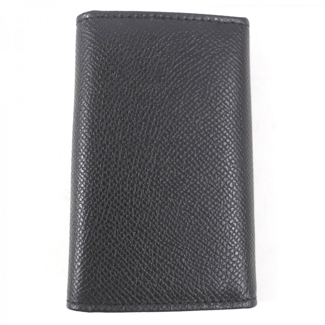 BVLGARI Key case Key holder  30422 Main: Leather black mens Used Authentic