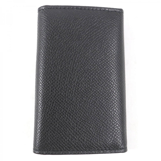 BVLGARI Key case Key holder  30422 Main: Leather black mens Used Authentic