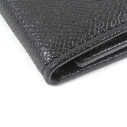 BVLGARI Key case Key holder  30422 Main: Leather black mens Used Authentic