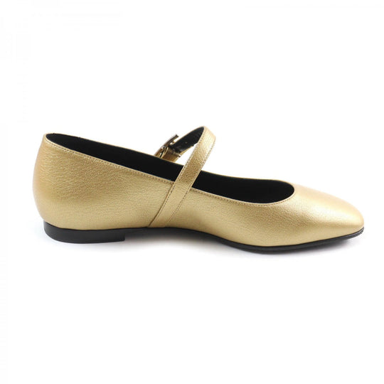 HERMES Ballet shoes Main: Leather Dore Jane Women 37.5 Used Authentic