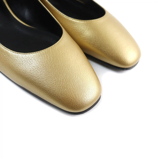 HERMES Ballet shoes Main: Leather Dore Jane Women 37.5 Used Authentic