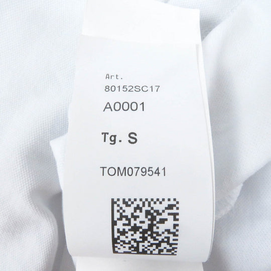 STONE ISLAND Short sleeve polo shirt 80152SC17 Main: 95% cotton, Main: 5% polyurethane white mens S Used Authentic