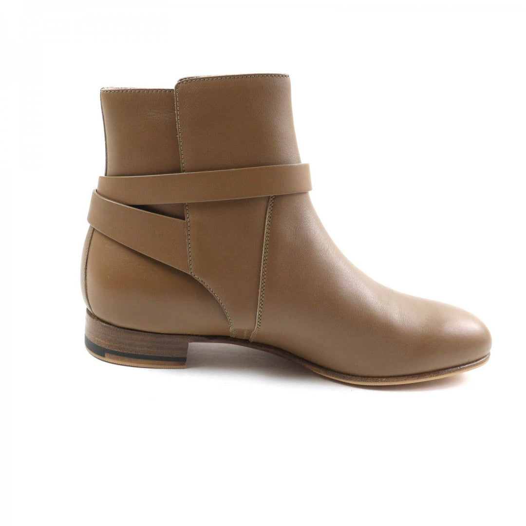 HERMES short boots Main: Leather Brown Neo Women 37.5 Used Authentic