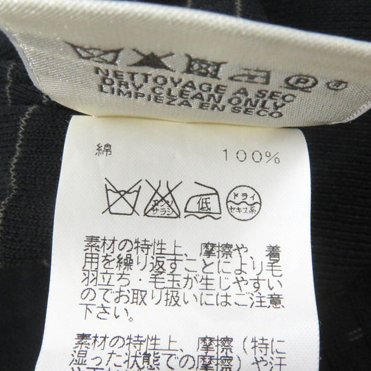 HERMES Short sleeve polo shirt cotton black L