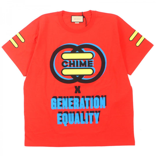 GUCCI Short sleeve T-shirt 616036 cotton Red L