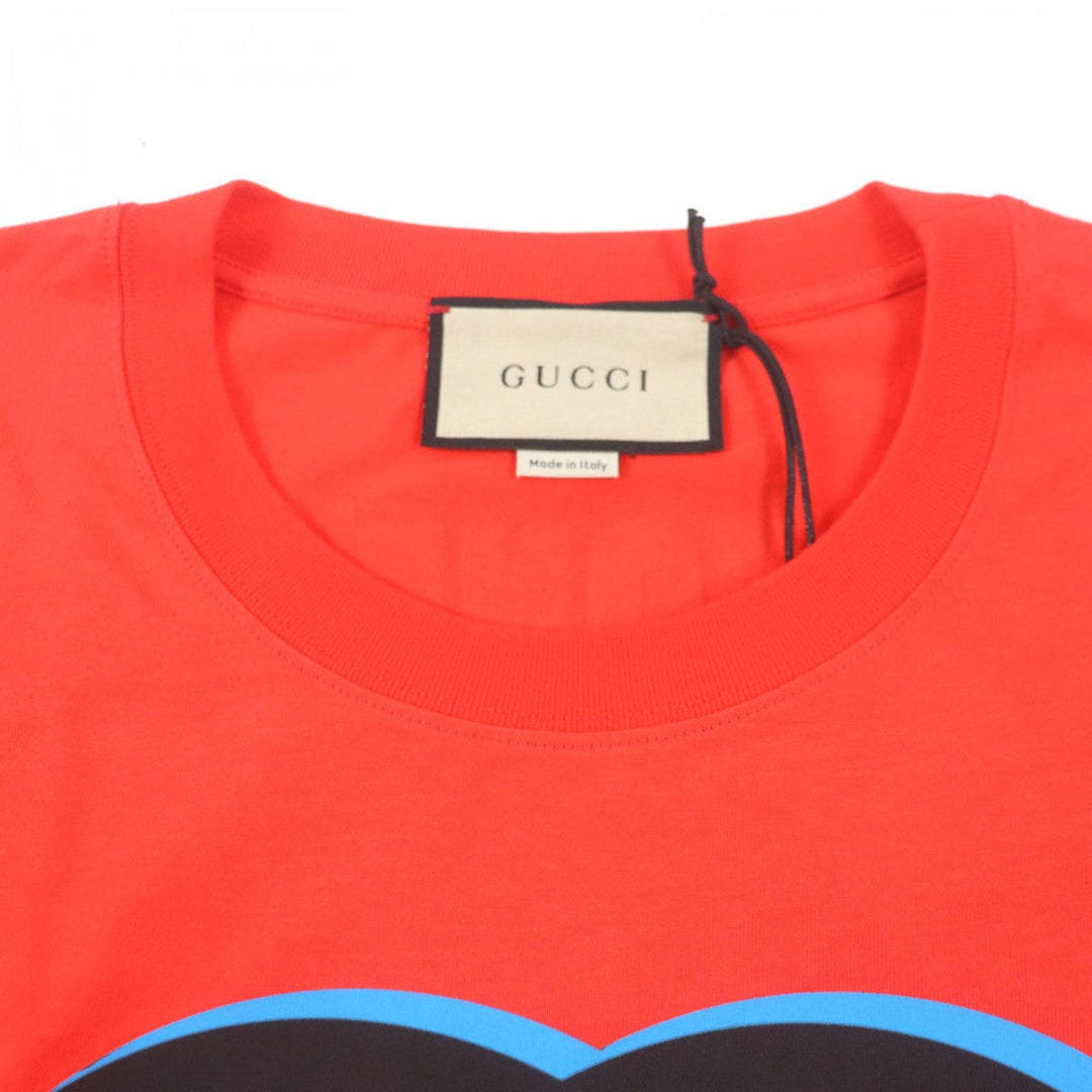 GUCCI Short sleeve T-shirt 616036 cotton Red L