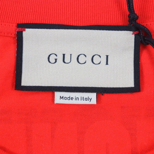 GUCCI Short sleeve T-shirt 616036 cotton Red L